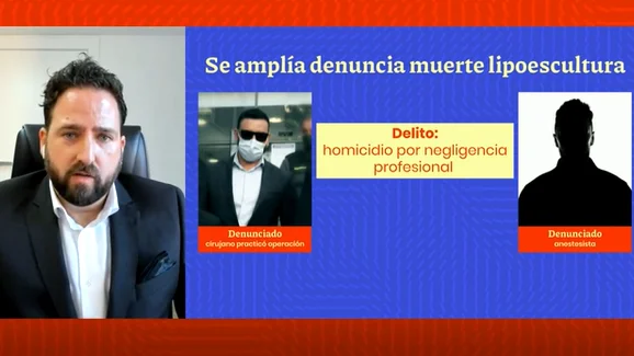Pablo Martínez, abogado del cirujano que operó de una lipoescultura a Sara Pablo Martínez, abogado del cirujano que operó de una lipoescultura a Sara