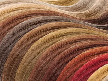 Mechones de pelo teñidos Mechones de pelo teñidos