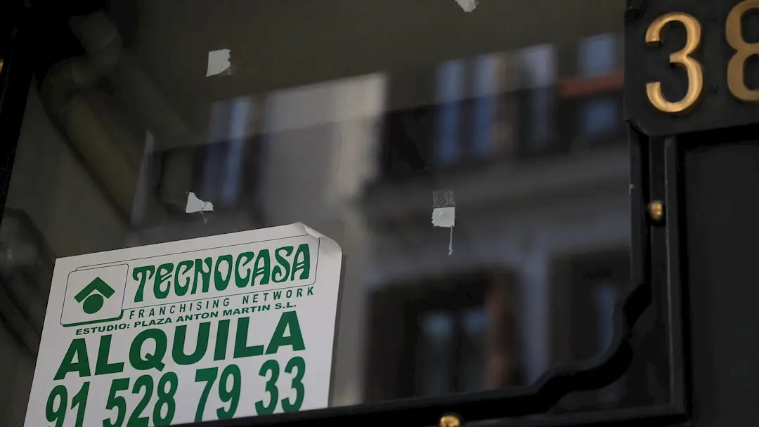 Una inmobiliaria de Madrid, en una fotografía de archivo. Una inmobiliaria de Madrid, en una fotografía de archivo.