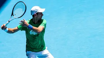 El serbio y primer clasificado mundial Novak Djokovic (1)