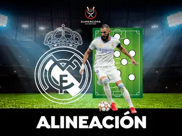 Alineación del Real Madrid hoy contra el Athletic en la final de la Supercopa de España Alineación del Real Madrid hoy contra el Athletic en la final de la Supercopa de España