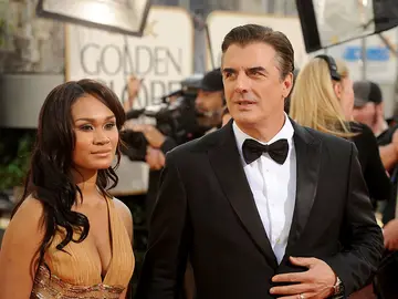 Chris Noth y su mujer, Tara Wilson Chris Noth y su mujer, Tara Wilson