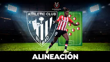 Alineación del Athletic hoy contra el Real Madrid en la final de la Supercopa de España Alineación del Athletic hoy contra el Real Madrid en la final de la Supercopa de España