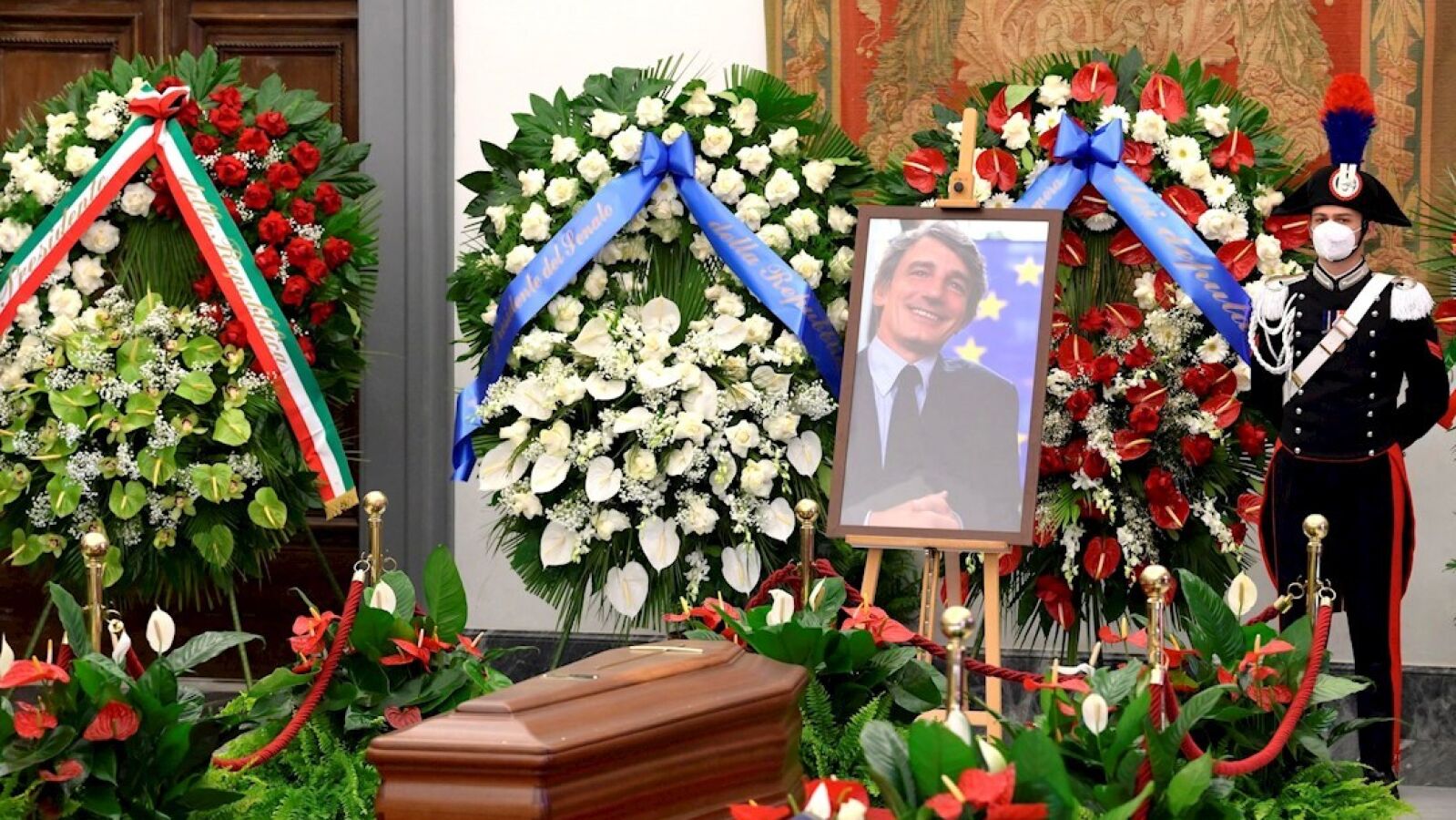 Italia despide en Roma a David Sassoli, primer presidente del Parlamento Europeo que muere en el ejercicio de su cargo