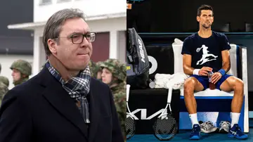 Aleksandar Vucic, presidente serbio, carga contra Australia: "Están maltratando y humillando a Djokovic" Aleksandar Vucic, presidente serbio, carga contra Australia: "Están maltratando y humillando a Djokovic"