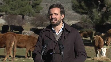 Pablo Casado insiste en que la carne española es 