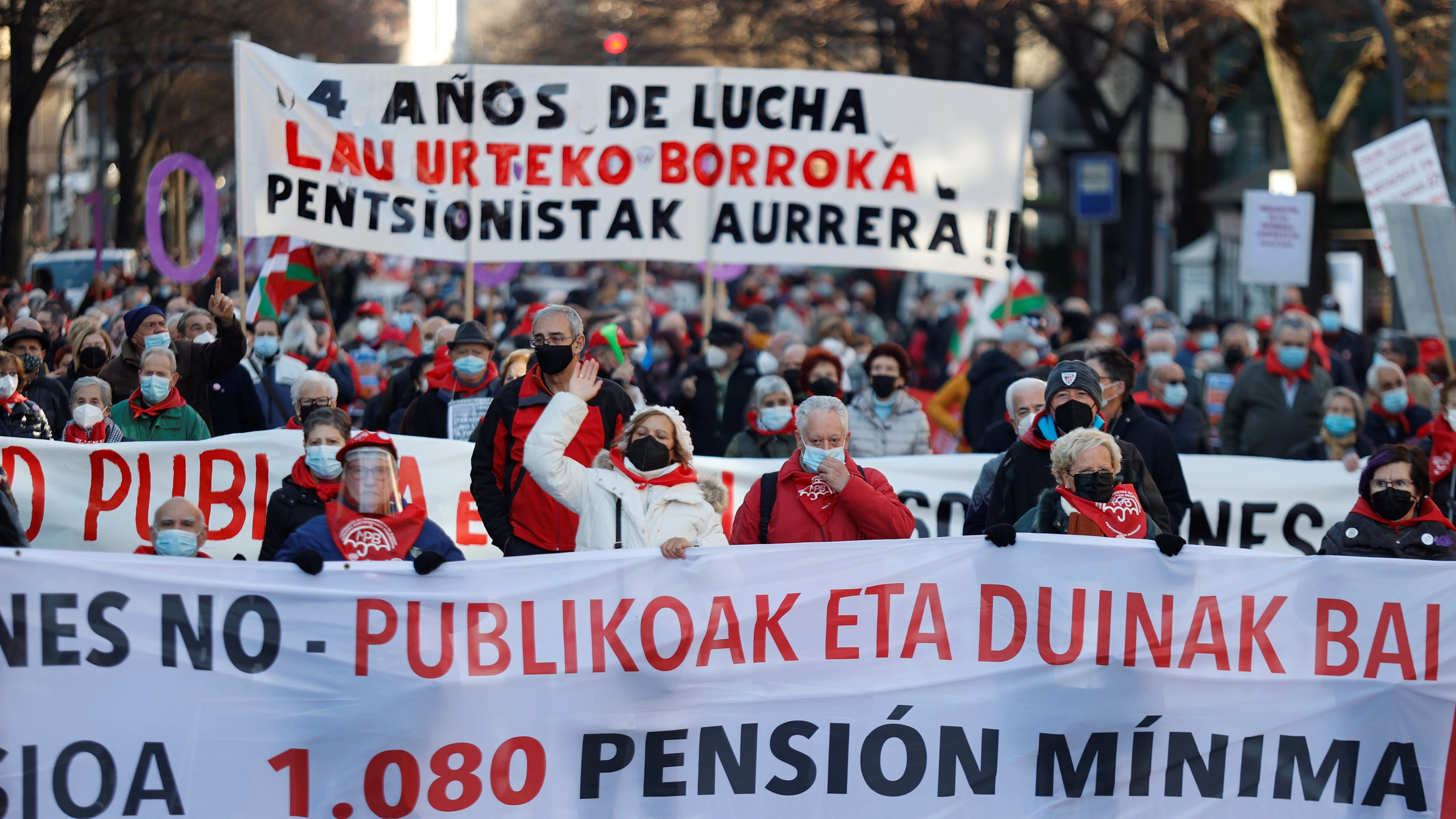 El Movimiento de Pensionistas este sábado en Bilbao El Movimiento de Pensionistas este sábado en Bilbao