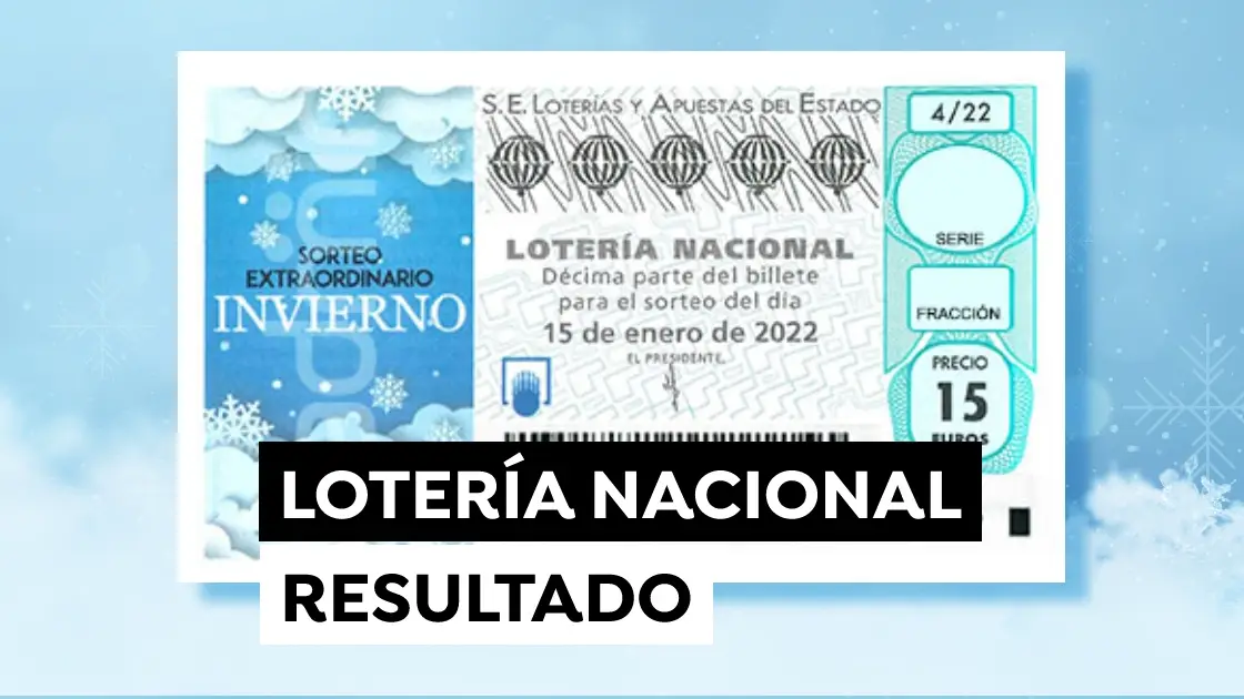 Sorteo Lotería Nacional: Comprobar décimo del Sorteo Extraordinario de Invierno, en directo Sorteo Lotería Nacional: Comprobar décimo del Sorteo Extraordinario de Invierno, en directo