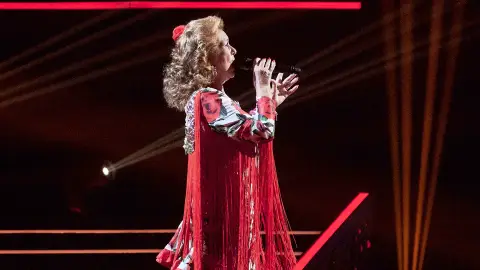Pepi Díaz canta ‘Viva el pasodoble’ en las Audiciones a ciegas de ’La Voz Senior’ Pepi Díaz canta ‘Viva el pasodoble’ en las Audiciones a ciegas de ’La Voz Senior’