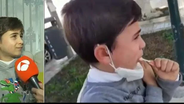 La reacci&oacute;n de Mateo tras vacunarse contra la Covd-19