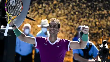 Nadal supera con comodidad a a Giron en su debut en el Open de Australia Nadal supera con comodidad a a Giron en su debut en el Open de Australia