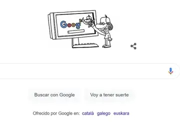 Google dedica su doodle de hoy al 80º aniversario del nacimiento de Forges Google dedica su doodle de hoy al 80º aniversario del nacimiento de Forges