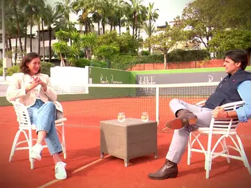 Garbiñe Muguruza con Fran Rivera. Garbiñe Muguruza con Fran Rivera.