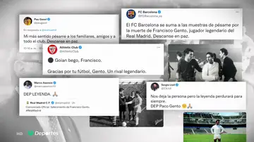 Reacciones del mundo del deporte a la muerte de Paco Gento: "Balón de Oro universal" Reacciones del mundo del deporte a la muerte de Paco Gento: "Balón de Oro universal"