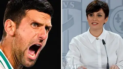 Djokovic e Isabel Rodríguez Djokovic e Isabel Rodríguez