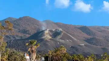 Imagen del cono del volcán de La Palma Imagen del cono del volcán de La Palma