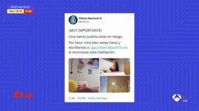 Así resolvió la Policía Nacional el caso de abusos a una niña compartiendo en Twitter la imagen de su habitación