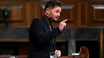 El portavoz de ERC, Gabriel Rufián