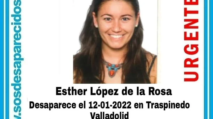 Cartel de la desaparici&oacute;n de Esther