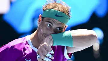 Rafa Nadal, en acción en el Open de Australia 2022 Rafa Nadal, en acción en el Open de Australia 2022