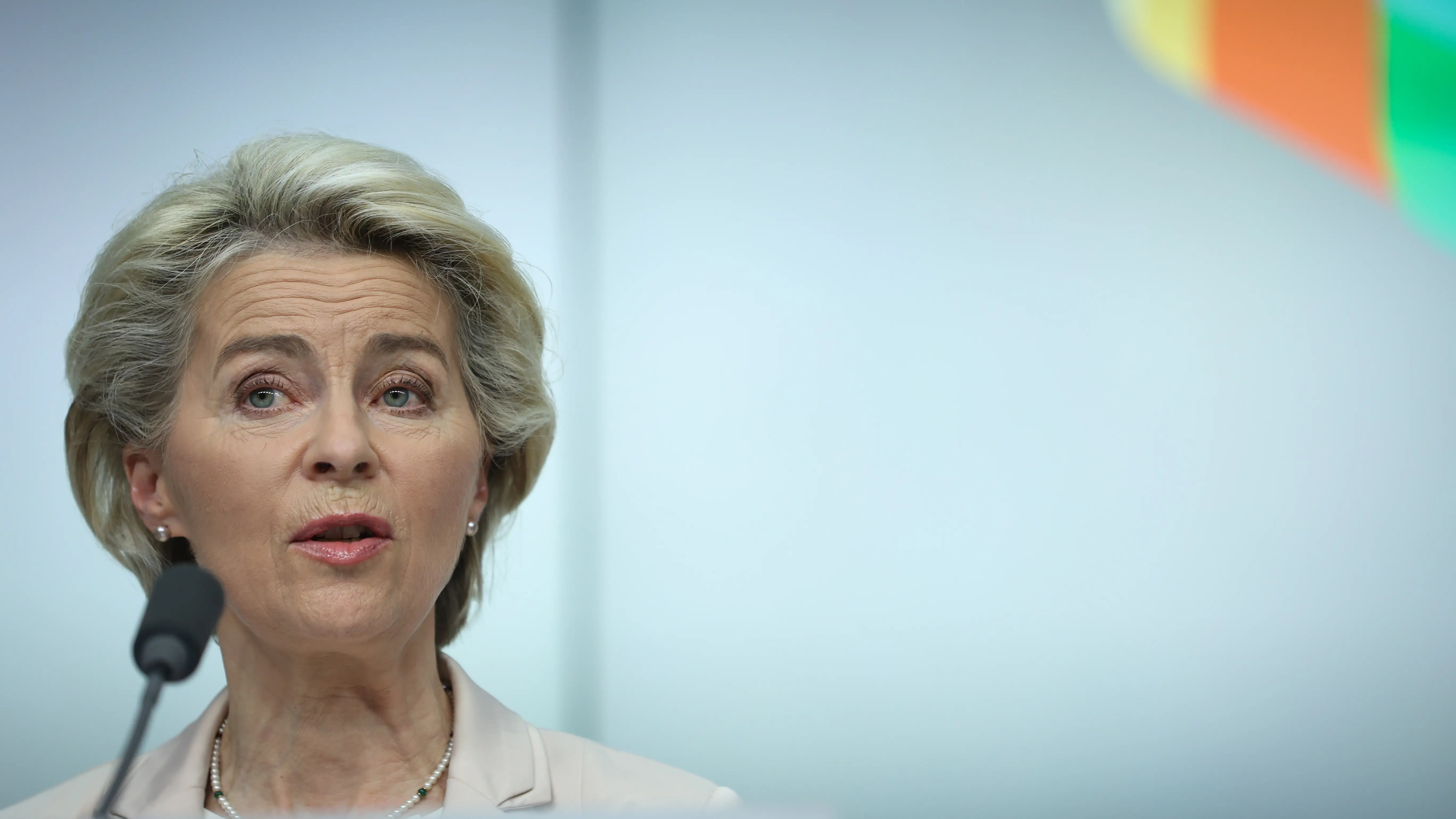 La presidenta de la Comisi&oacute;n Europea, Ursula von der Leyen