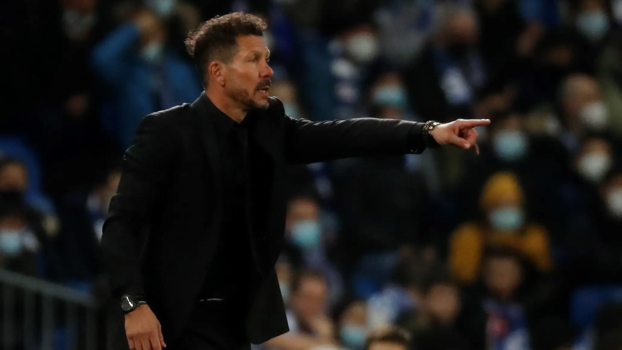 El entrenador del Atl&eacute;tico de Madrid, Diego Simeone