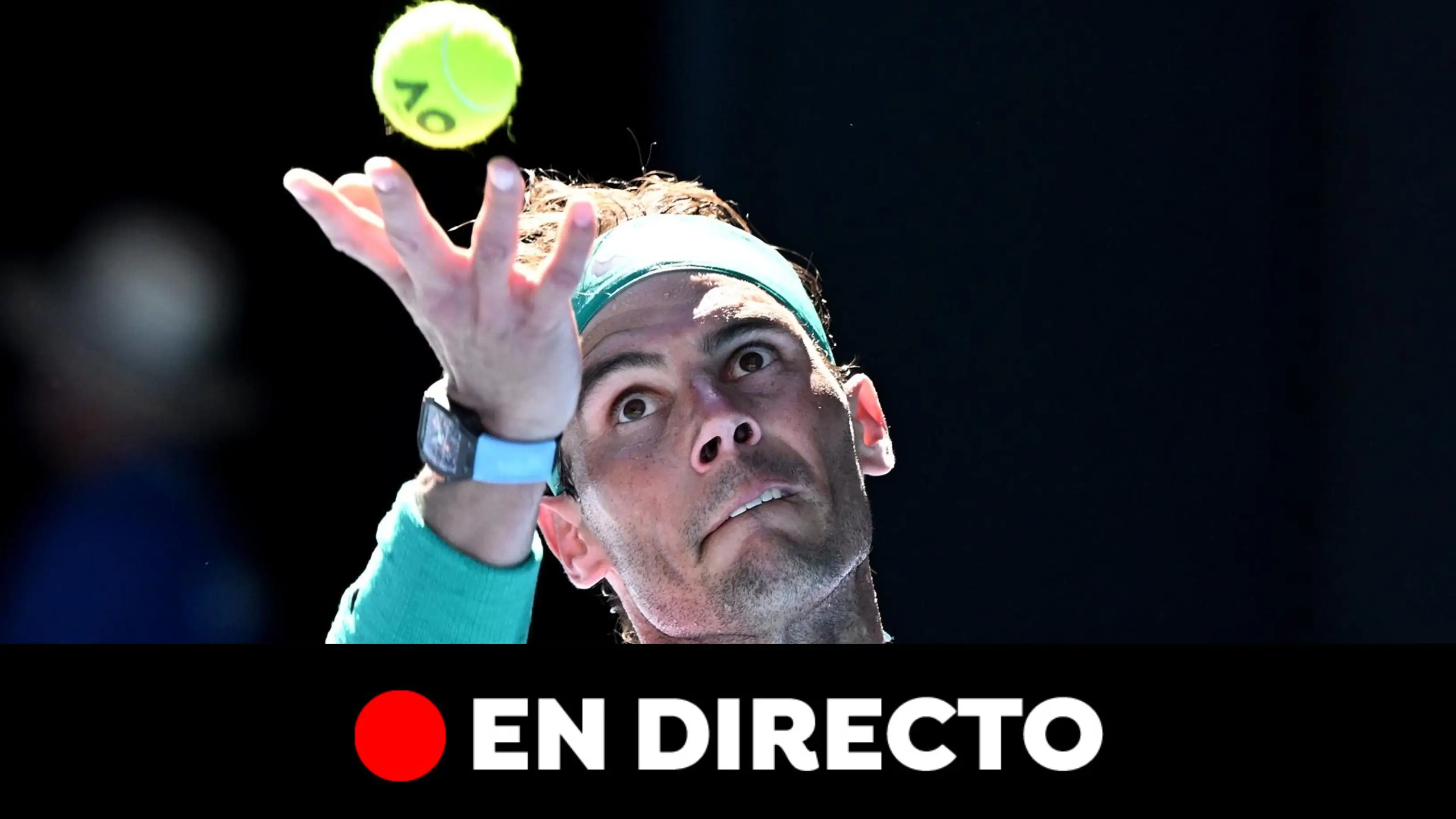 Rafa Nadal, durante el Open de Australia Rafa Nadal, durante el Open de Australia