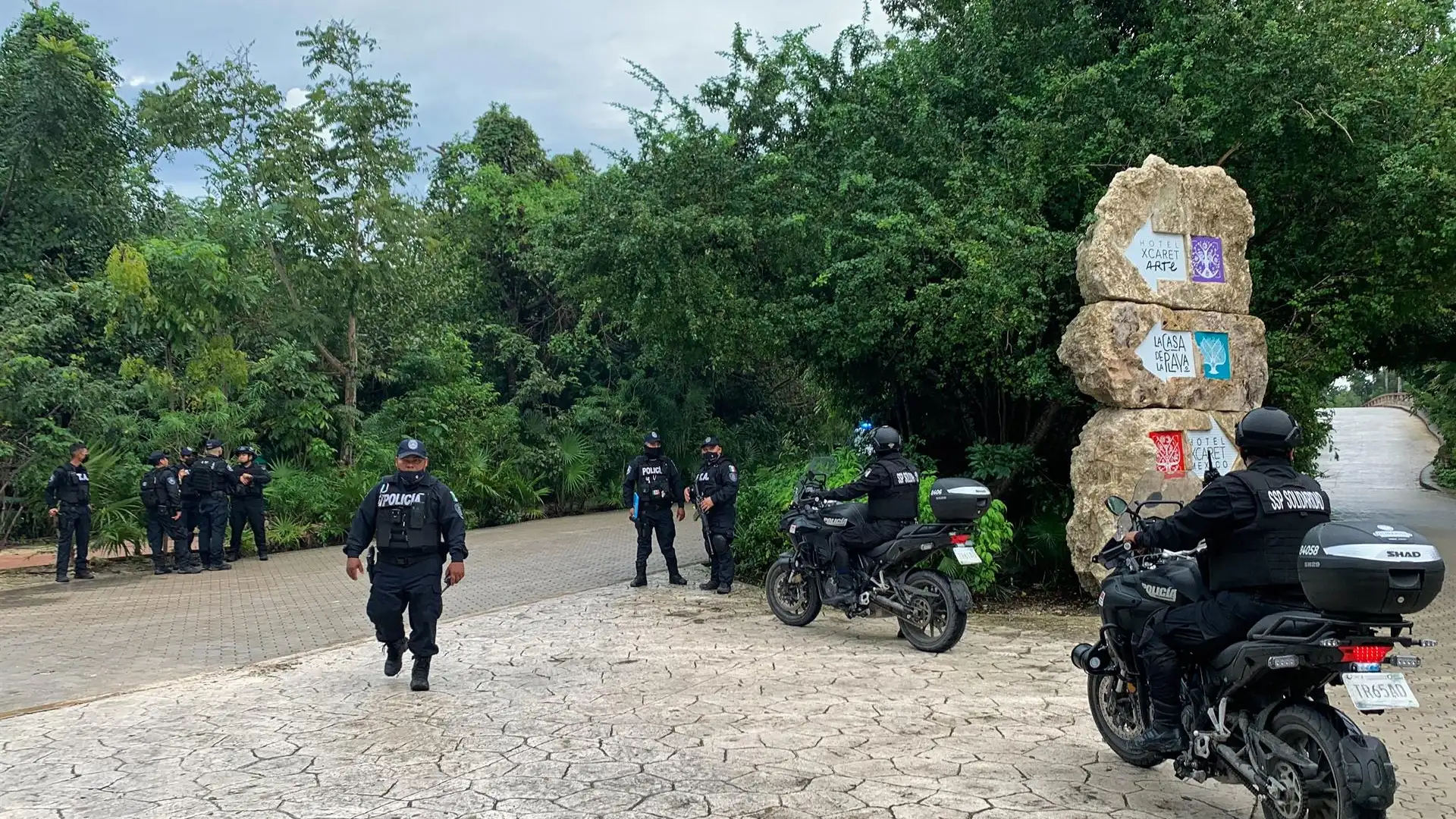 Policía en la escena del crimen Policía en la escena del crimen