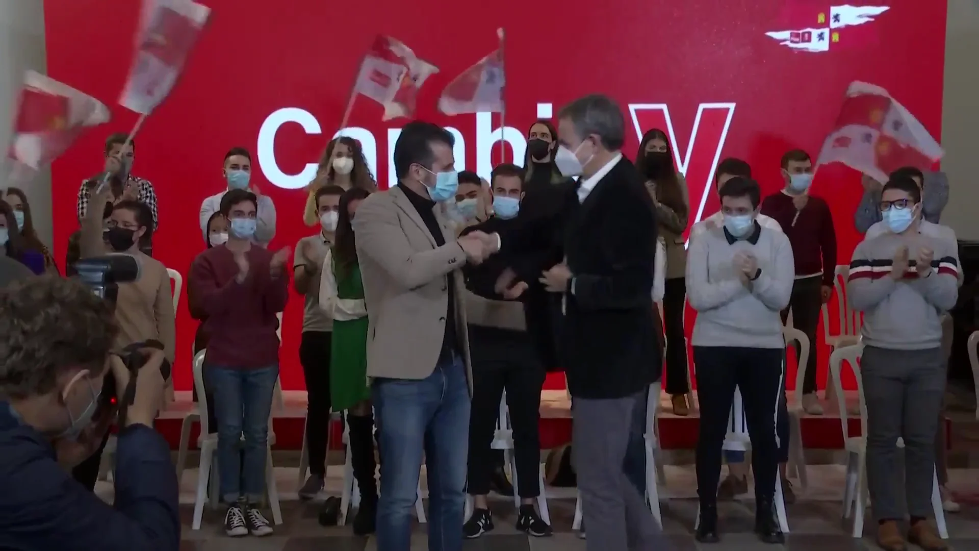 Los principales l&iacute;deres pol&iacute;ticos apoyan a sus candidatos en la precampa&ntilde;a de Castilla y Le&oacute;n