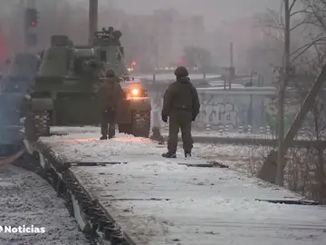 Los ucranianos en la frontera con Rusia: &quot;Si intentan arrebatarnos la libertad, nos defenderemos&quot;