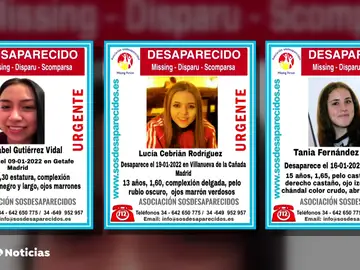 Se busca a 3 menores de edad desaparecidas en Madrid y Murcia