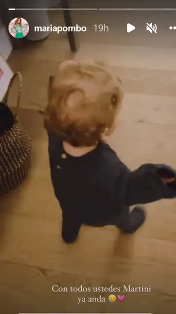 Los primeros pasos del hijo de Maria Pombo Los primeros pasos del hijo de Maria Pombo