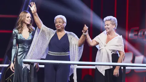 Herminia Ruiz y Gwen Perry, las finalistas del equipo de David Bustamante en ‘La Voz Senior’ Herminia Ruiz y Gwen Perry, las finalistas del equipo de David Bustamante en ‘La Voz Senior’