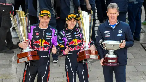 Isabelle Galmich y Sebastian Loeb Isabelle Galmich y Sebastian Loeb