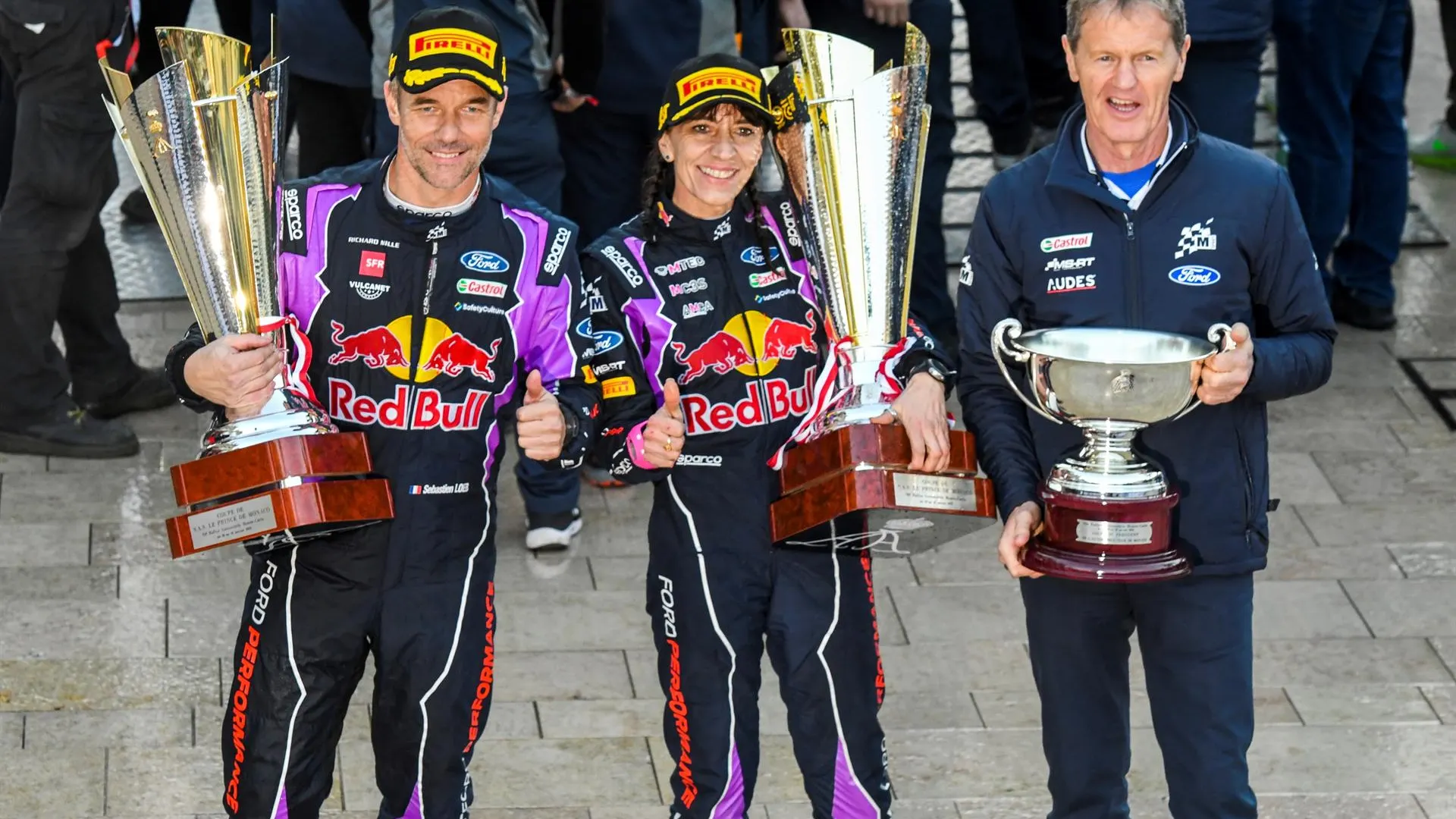 Isabelle Galmich y Sebastian Loeb