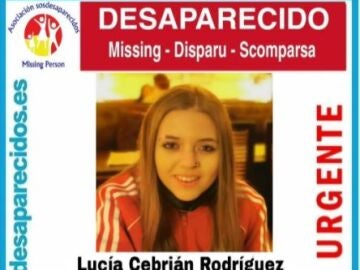 Lucía desapareció el pasado miércoles. 