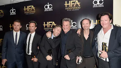 Michael Madsen con el equipo de 'Los odiosos ocho' Michael Madsen con el equipo de 'Los odiosos ocho'