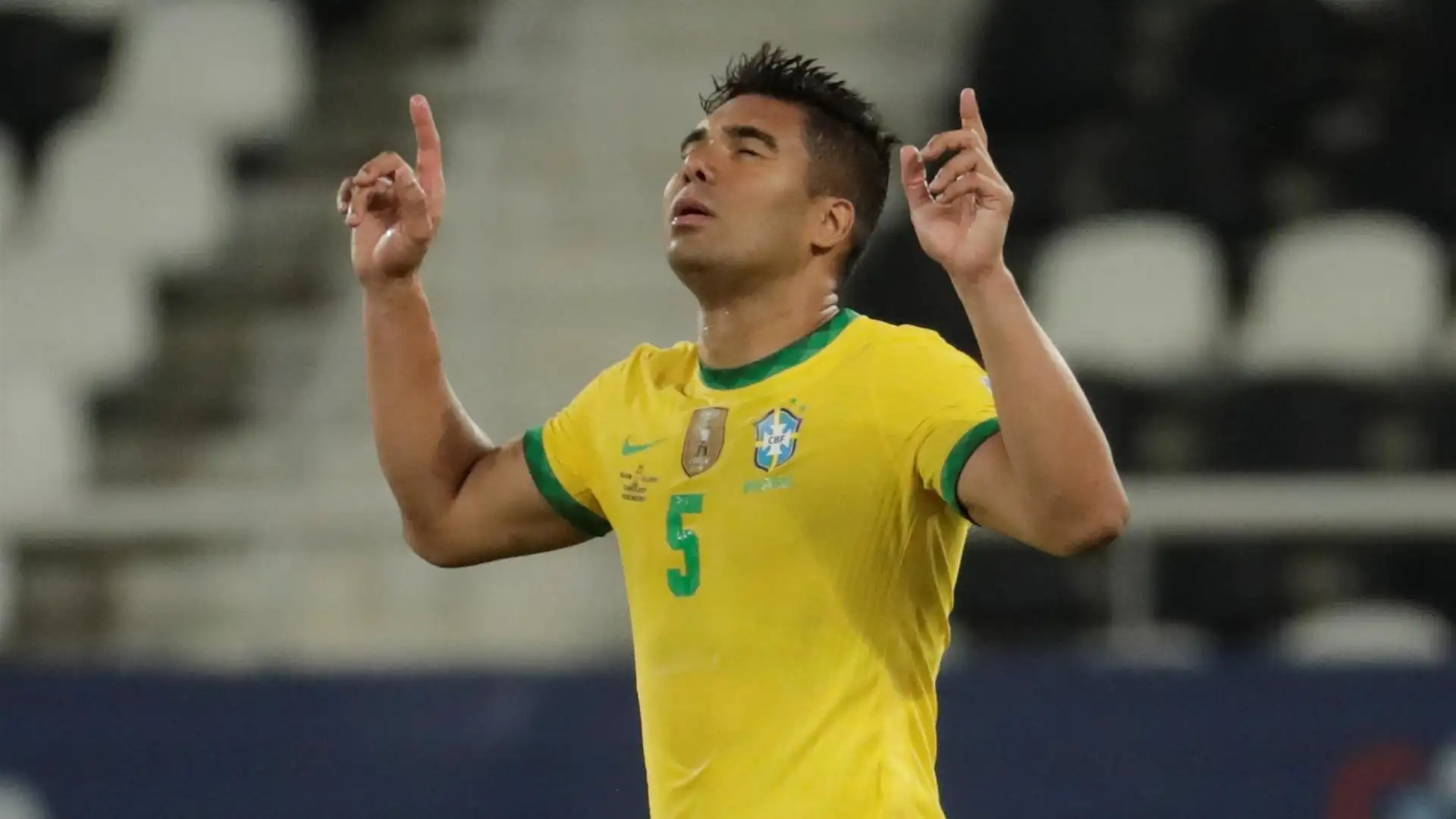 Casemiro, con la selecci&oacute;n de Brasil