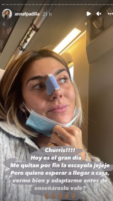 Anna Ferrer Padilla en el tren camino a Sevilla