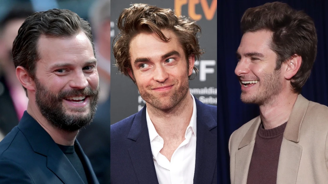 Jamie Dornan, Robert Pattinson y Andrew Garfield Jamie Dornan, Robert Pattinson y Andrew Garfield
