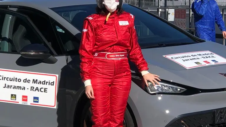 Ayuso en el Circuito de Jarama Ayuso en el Circuito de Jarama