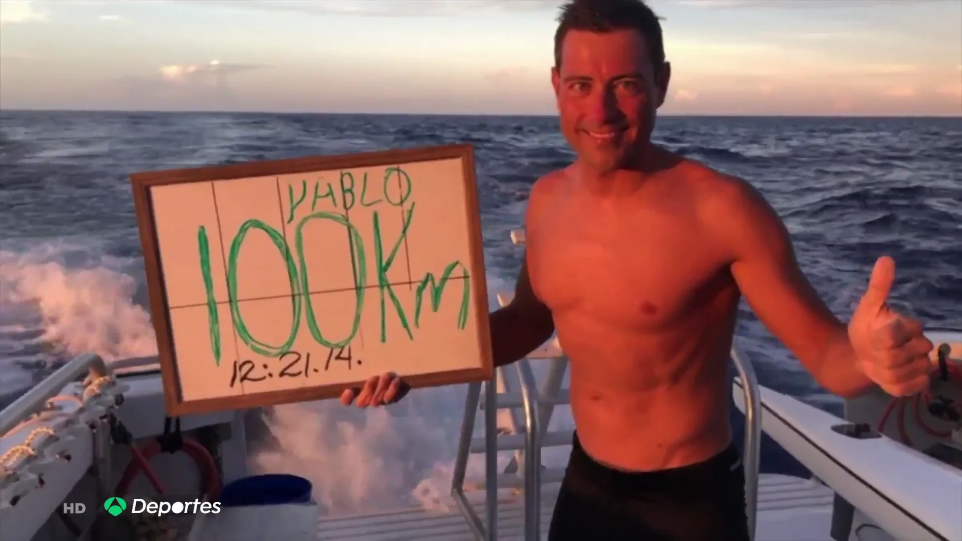 Récord mundial de Pablo Fernández: 36 horas ininterrumpidas nadando