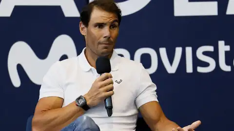 Rafa Nadal, en rueda de prensa Rafa Nadal, en rueda de prensa