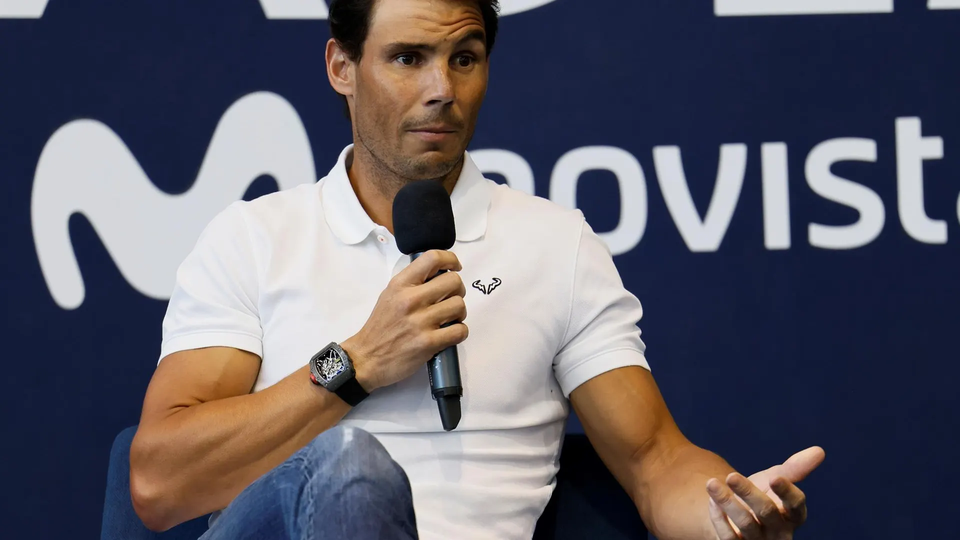 Rafa Nadal, en rueda de prensa Rafa Nadal, en rueda de prensa