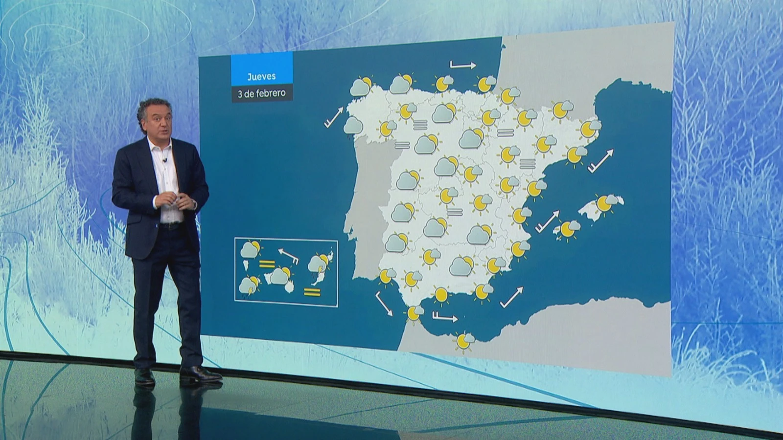 Temperaturas primaverales con una oscilación de hasta 30 grados en varios puntos de la Península Temperaturas primaverales con una oscilación de hasta 30 grados en varios puntos de la Península