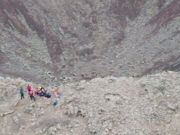 Senderista cae cráter Volcán Calderón Hondo
