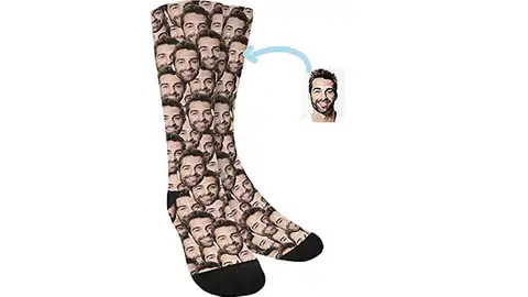 Calcetines personalizados con cara Calcetines personalizados con cara