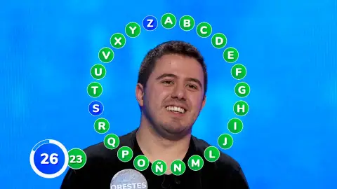 Orestes firma un turno histórico en ‘El Rosco’: 18 aciertos seguidos y a dos del bote en la primera vuelta Orestes firma un turno histórico en ‘El Rosco’: 18 aciertos seguidos y a dos del bote en la primera vuelta