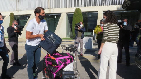 Rafael Nadal y Mery Perelló