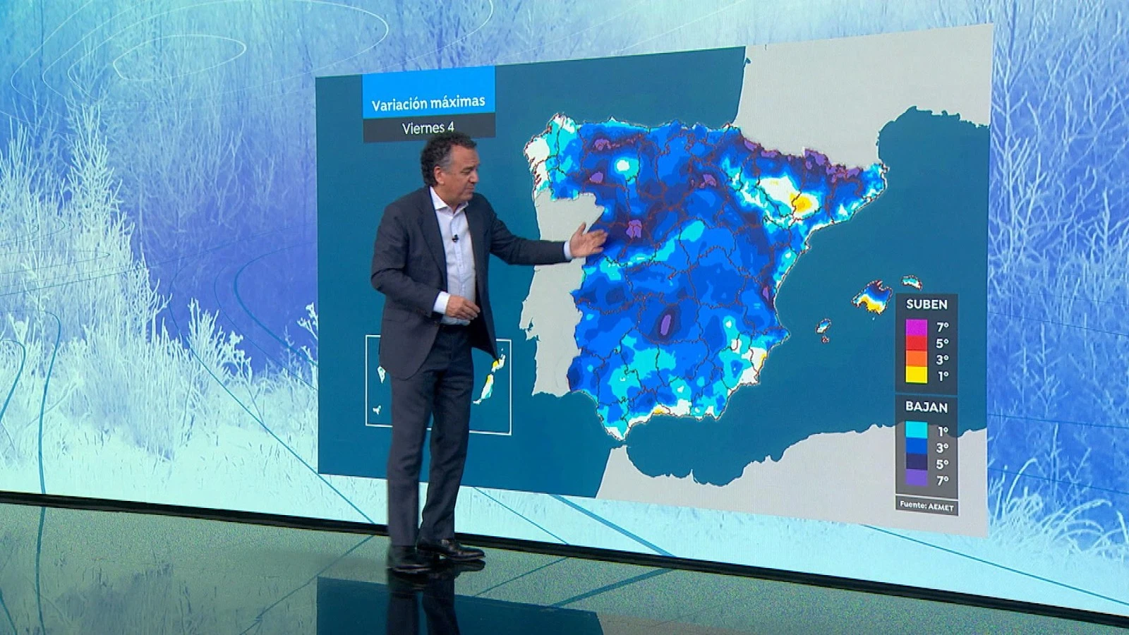 Suave descenso de temperaturas con ausencia de lluvias en una semana anormalmente seca